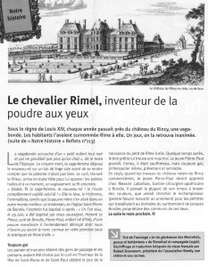 Le Chevalier Rimel - Inventeur de la poudre aux Yeux (2)