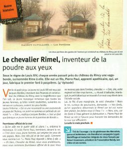 LE CHEVALIER RIMEL - INVENTEUR DE LA POUDRE AUX YEUX