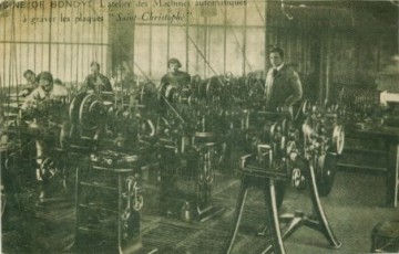 Usine de machines à graver les plaques St Christophe Maison Bourquin