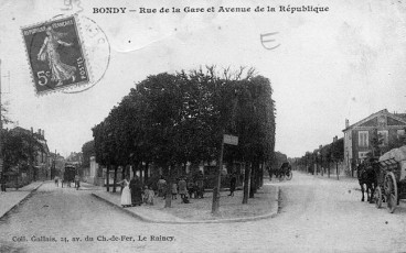 Place de la Gare, Av République 1913