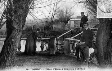 Pièce d'eau Chateau Gabillon 1908